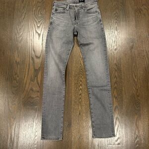 AG Adriano Goldschmied Light Gray Moderne Slim Tellis Jeans